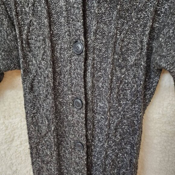 New York & Company Womens Medium‎ Gray Knit Button-Up Cardigan Sweater - Picture 5 of 10